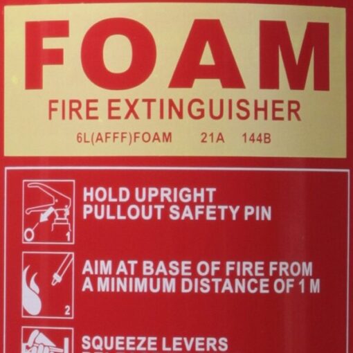 6LTR FOAM FIRE EXTINGUISHER