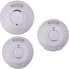 hi-spec radio interlinked heat and smoke alarm 3 pack